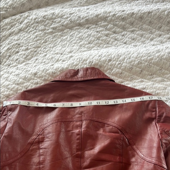 Vintage Jeffery genuine Leather Jacket in Redish Brown - Picture 8 of 10